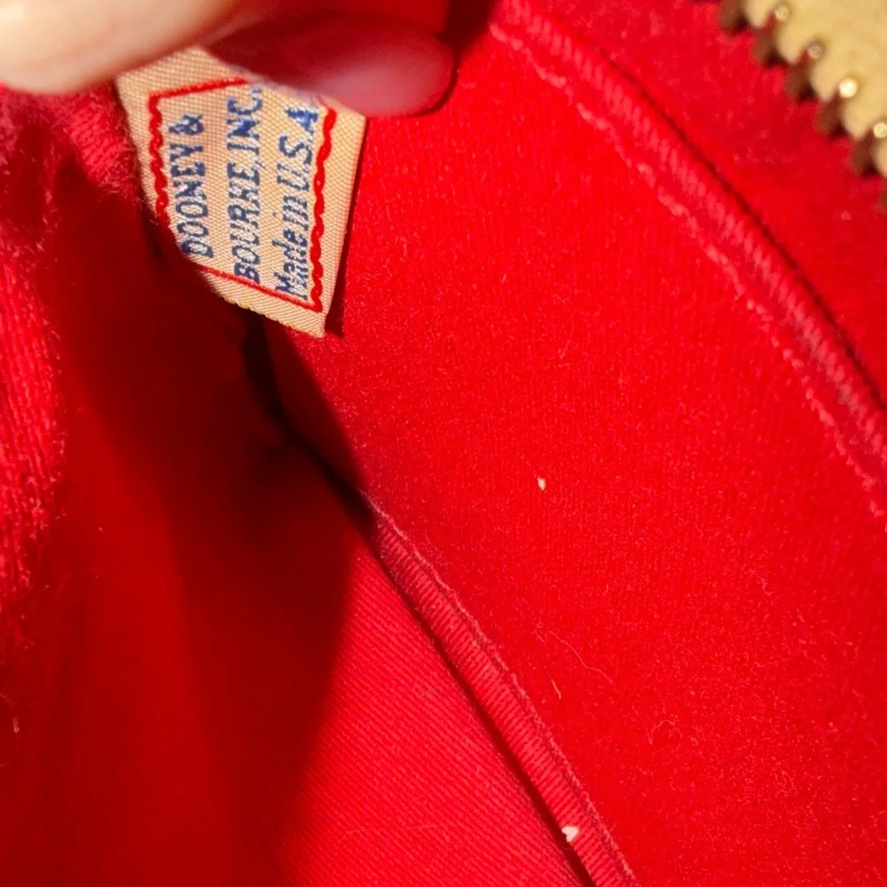 Dooney & Bourke Tan and Brown Clutch/Wristlet - Picture 4 of 7